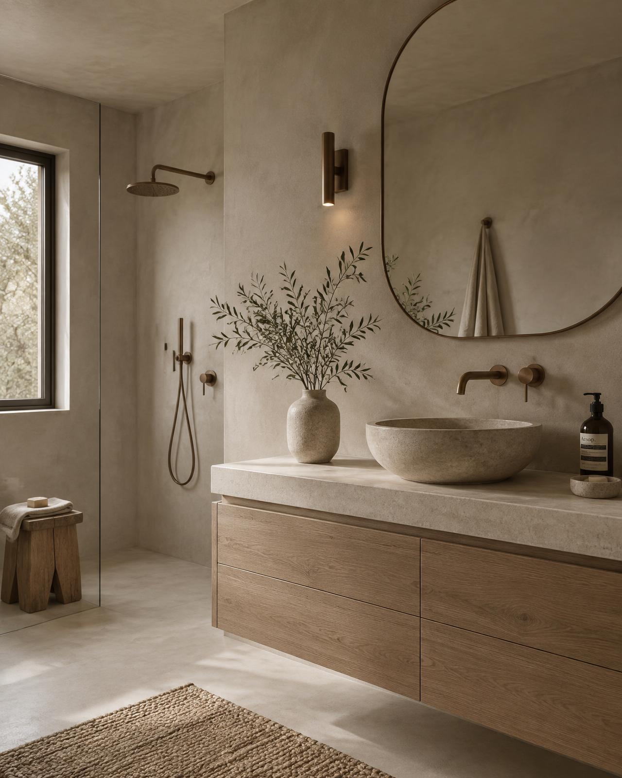 Warm minimal bath